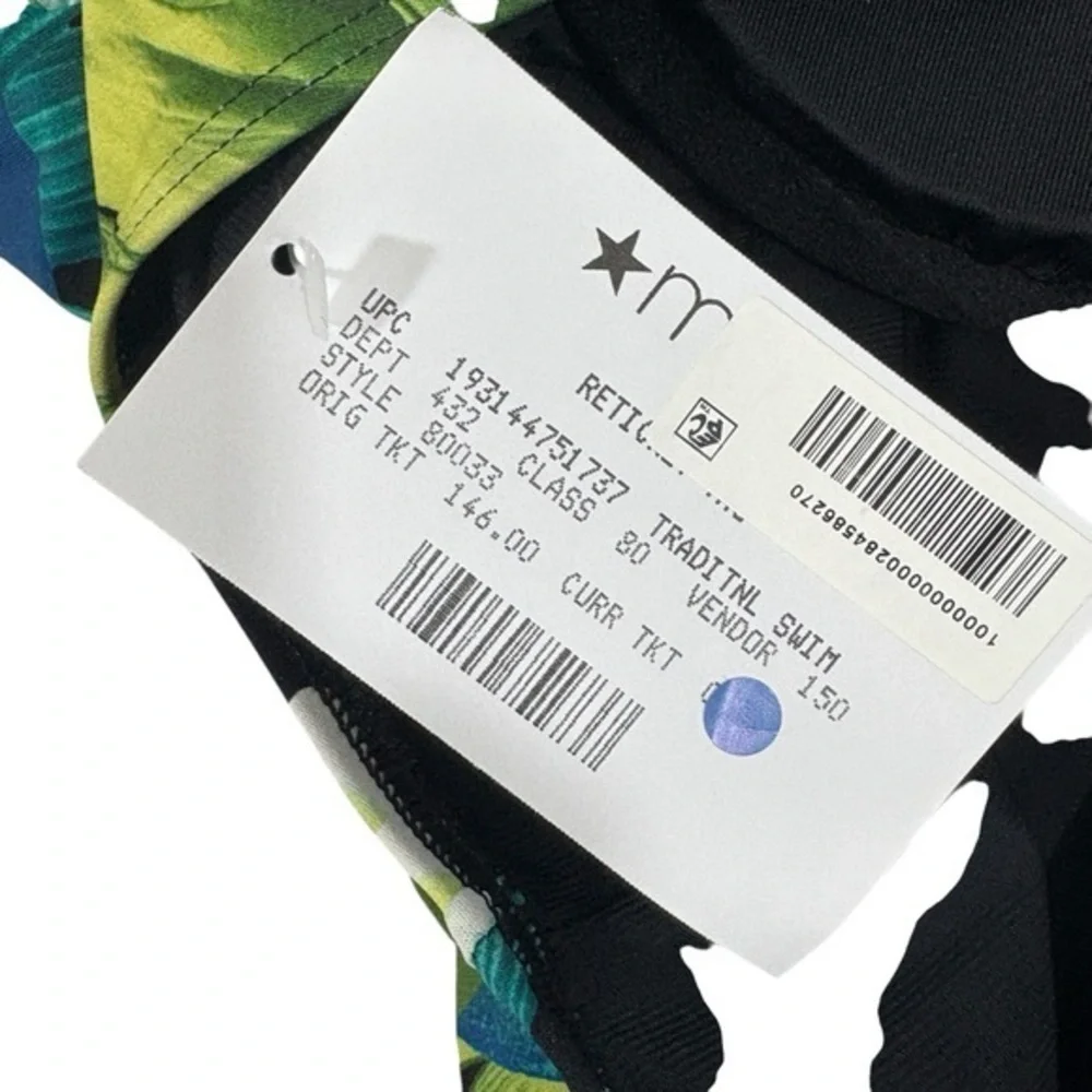 Coco Reef $146 Women's Contours Solitaire V-Neck One Piece‎ Swimsuit 12 36C - Picture 3 of 12